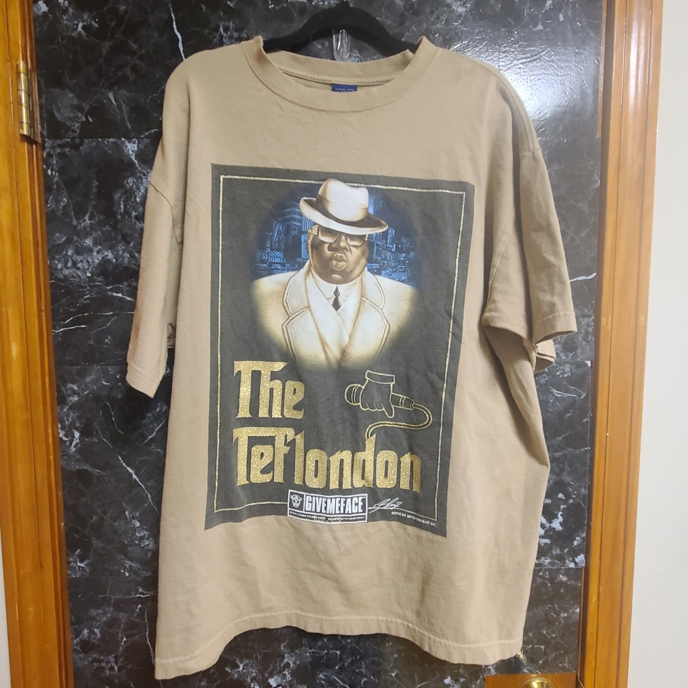 VTG Y2K The Teflondon Notorious B.I.G Shirt Size XL